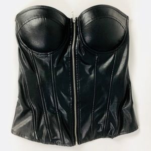 Leather corset